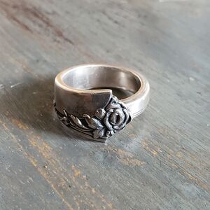 Sterling Silver Art Nouveau Ring